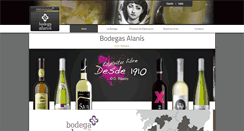 Desktop Screenshot of bodegaalanis.com